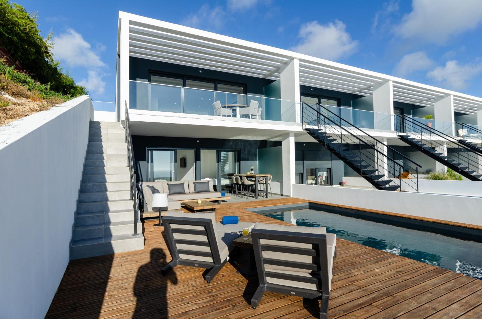 Ocean Views - New Private Condominium With Pool & Sea Views Nazaré Kamer foto